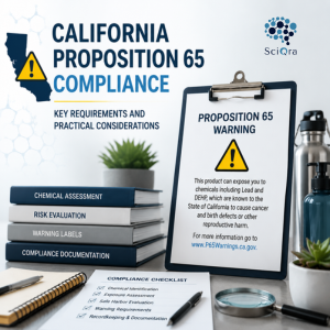 California Proposition 65 compliance requirements for product safety and chemical warnings