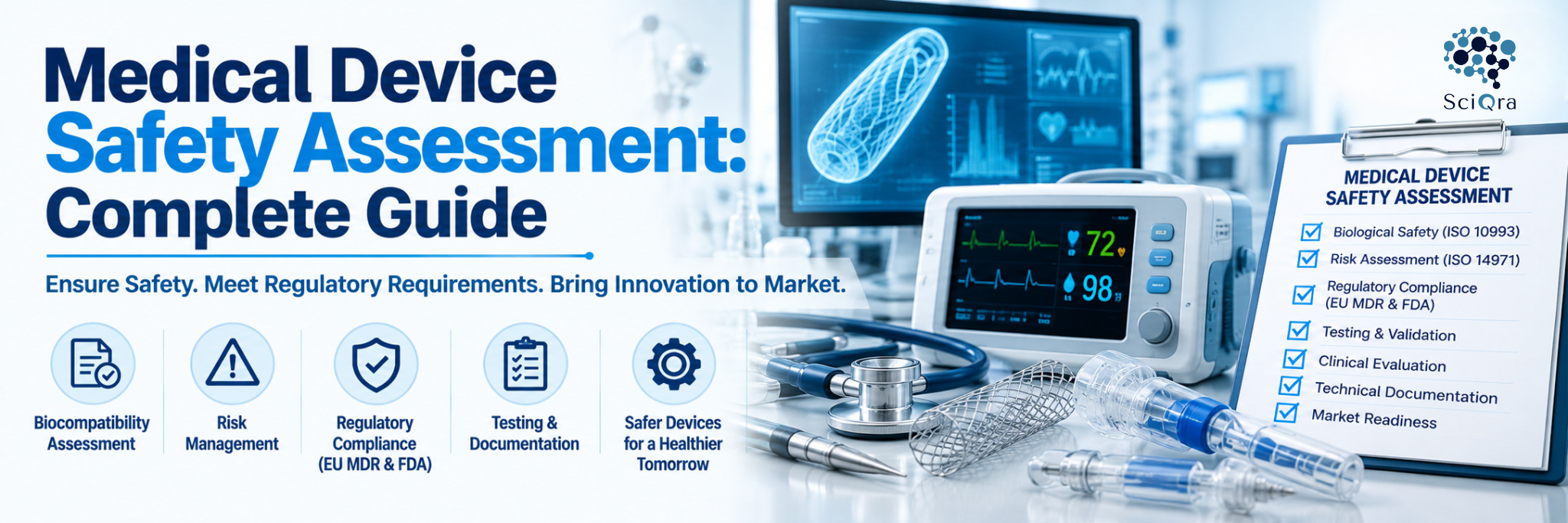 1. Medical device biocompatibility testing and toxicological risk assessment under ISO 10993